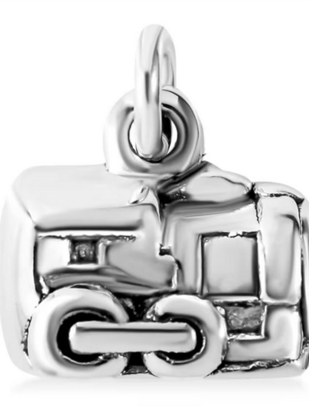 Sterling Silver Camera Charm 2 g Silver New